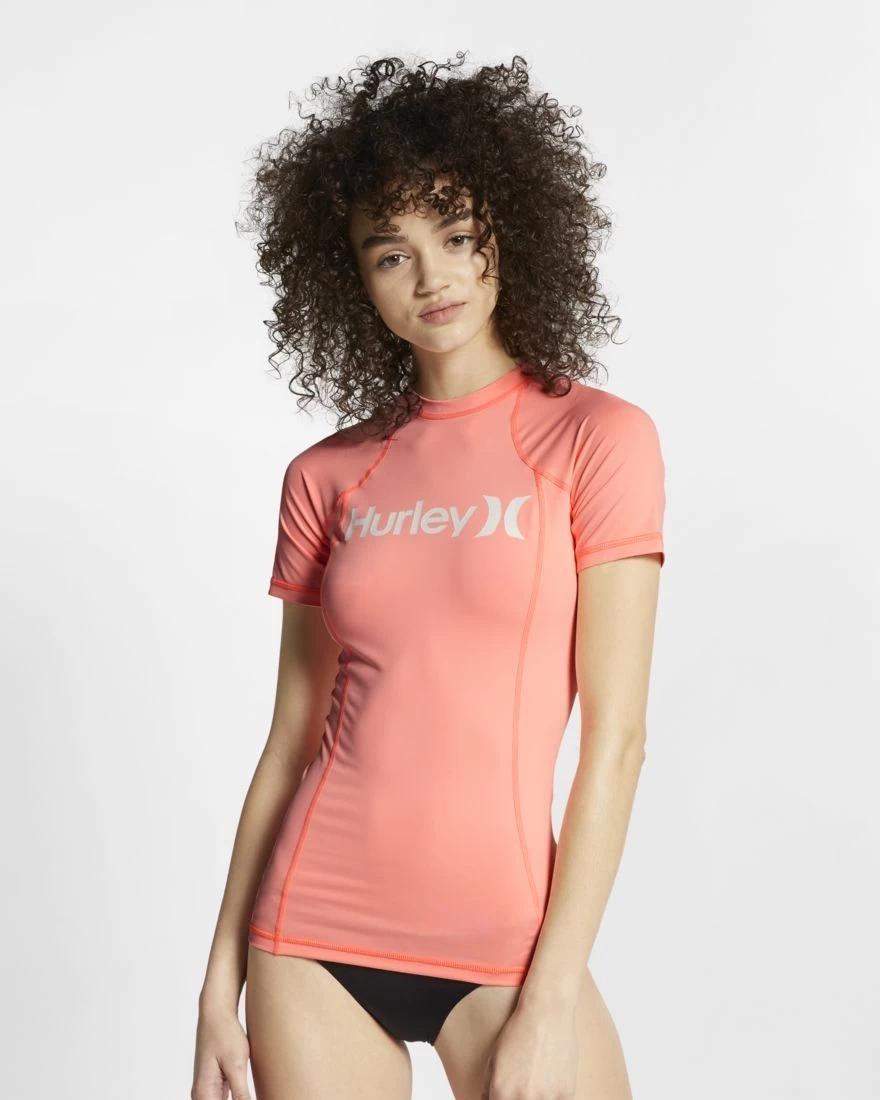 Hurley One And Only Kurzarm-Rashguard Für Damen 5 Hurley One And Only Kurzarm-Rashguard Für Damen – Bild 3