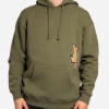 LOST SURFBOARDS Authentic Heavy Hoodie Military -Surf Gear Verkauf autmil