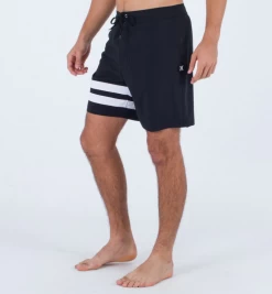 Hurley Phantom Block Party Solid Boardshorts 18`Schwarz