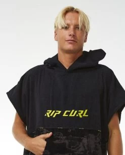 Rip Curl Combo Hooded Towel Poncho Black / Lime 13 Rip Curl Combo Hooded Towel Poncho Black / Lime -Surf Gear Verkauf combo hooded towel blk lim6