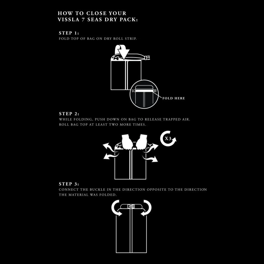 Vissla 7 Seas 20L Dry Pack Navy 6 Vissla 7 Seas 20L Dry Pack Navy – Bild 4