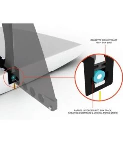 FCS 2 Connect Glas Flex Longboard Fin -Surf Gear Verkauf fcs connecct box2 1