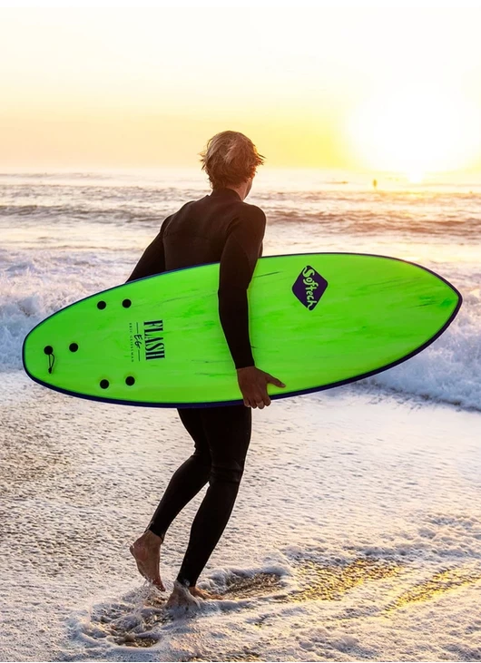 Softech 5'7" Flash Eric Geiselmann FCS II Grey Marble Softboard 5 Softech 5'7" Flash Eric Geiselmann FCS II Grey Marble Softboard – Bild 3