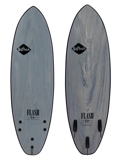 Softech 5'7" Flash Eric Geiselmann FCS II Grey Marble Softboard 3 Softech 5'7" Flash Eric Geiselmann FCS II Grey Marble Softboard