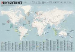 Surfing Worldwide - Weltkarte