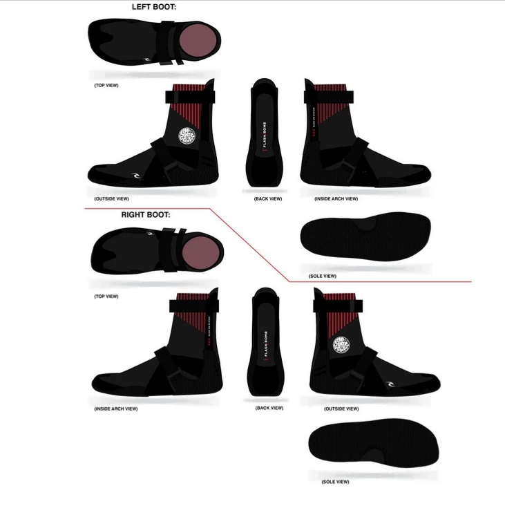 Rip Curl Flashbomb Bootie 3mm 4 Rip Curl Flashbomb Bootie 3mm – Bild 2