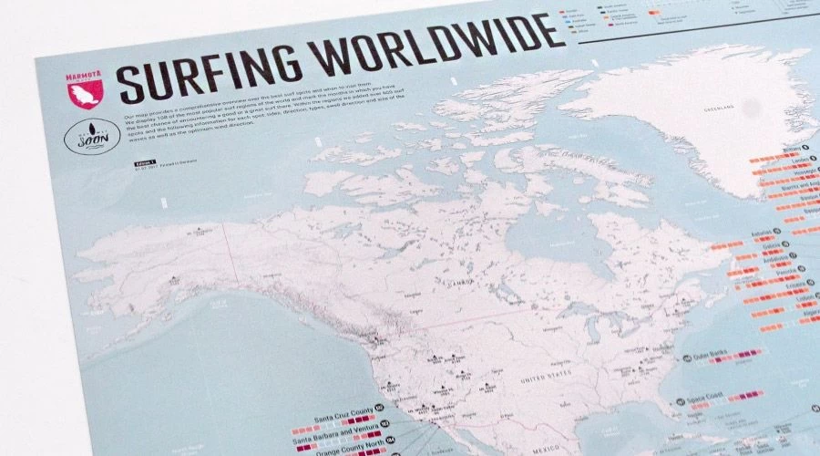Surfing Worldwide - Weltkarte 6 Surfing Worldwide - Weltkarte – Bild 4