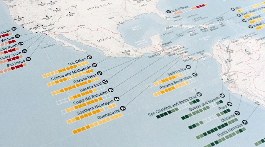 Surfing Worldwide - Weltkarte 4 Surfing Worldwide - Weltkarte – Bild 2